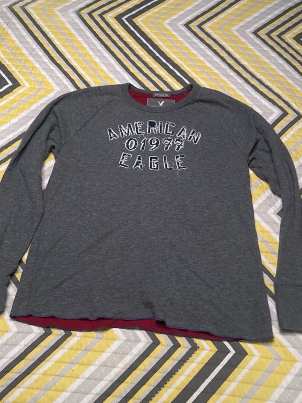 American Eagle Gray Crewneck Sweatshirt